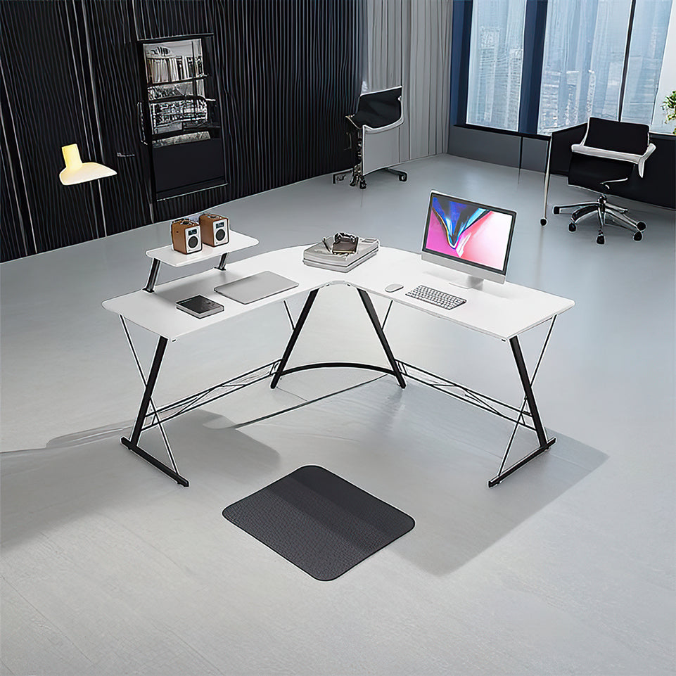 Tailored L-Shaped Desks for Staff Workspaces with Enhanced Efficiency L-shaped desk YGZ-1069