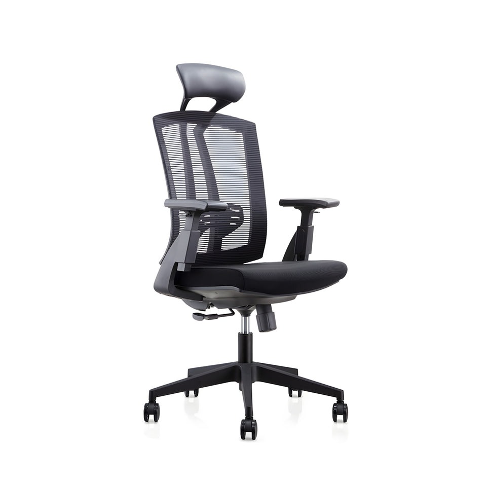 Executive Desk For Work Office Desk With side cabinet For PC With Vent Curtain Board with Wiring BOX LBZ-1073