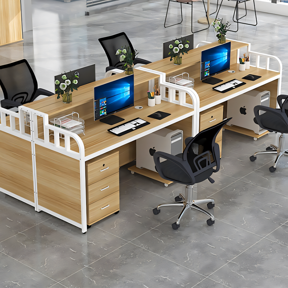 Modern Single Desk with Partition - Ideal for Offices and Workstations BGZ-020