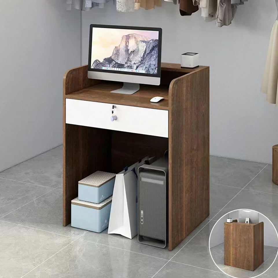 Modern Minimalist Small Reception Desk for Businesses JDT-100