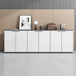 Office partition cabinet black and white storage cabinet WJG-1011