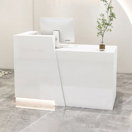Minimalist Glossy Clothing Store Cashier Counter JDT-2180