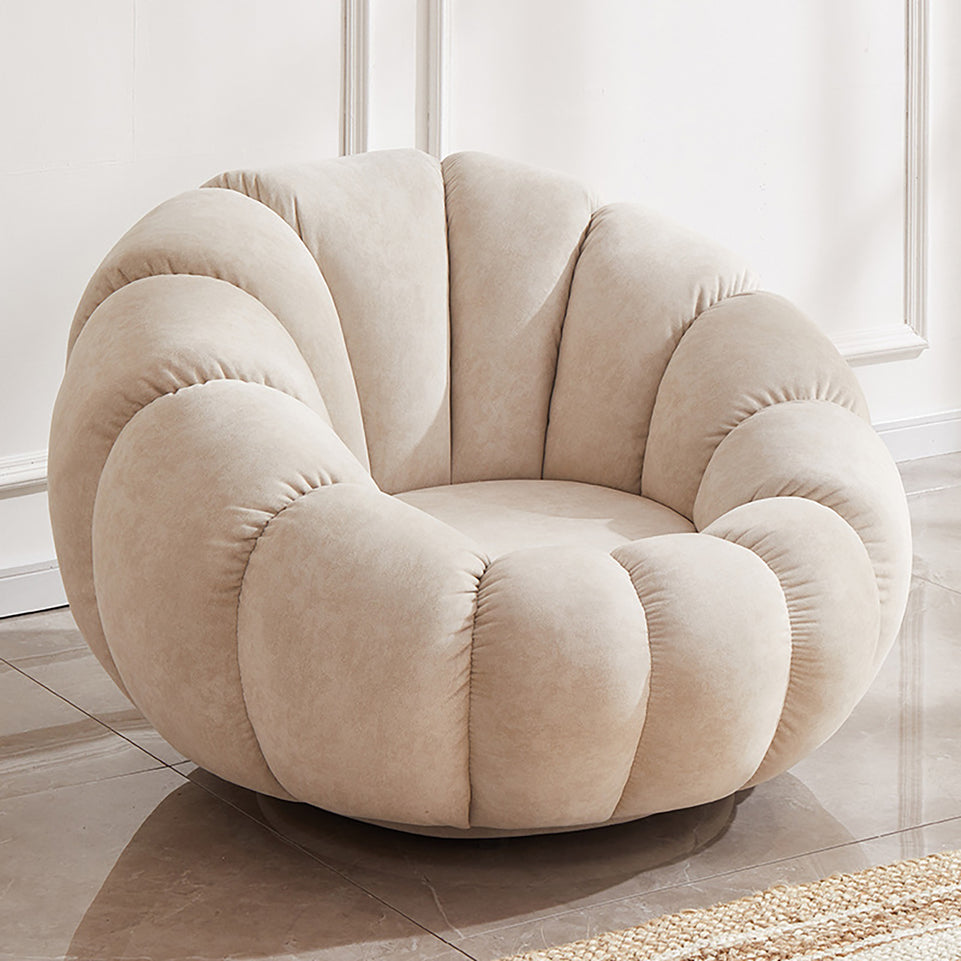 Stylish Pumpkin-Shaped Soft and Cozy Sofa for Living Room BSF-2038 In Stock)