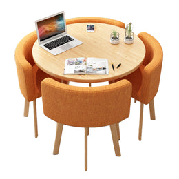 Modern Minimalist Style Conference Table and Chair Set JDZH-009 (In Stock)