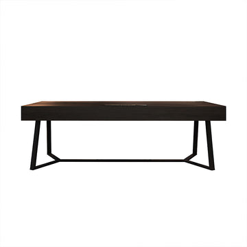 Italian Minimalist Rectangular Office Desk with Sturdy Metal Legs BGZ-2005（In Stock）