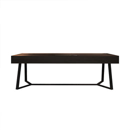 Italian Minimalist Rectangular Office Desk with Sturdy Metal Legs BGZ-2005（In Stock）