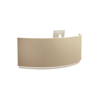 Semi-Circular Curved Reception Desk with Large Storage for Clothing Stores and Business Reception Areas JDT-1104