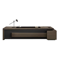 Refined Modern Executive Desk With Secure Storage And Cable Management LBZ-2175