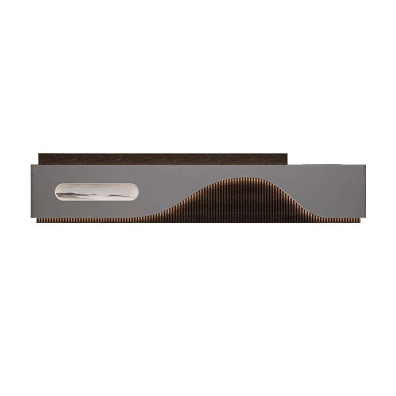 Modern Minimalist Reception Desk for Beauty Salons and Commercial Hotels with Drawers JDT-10136