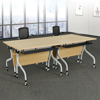 Versatile Foldable Conference Table with Storage for Training Rooms and Offices HYZ-2017