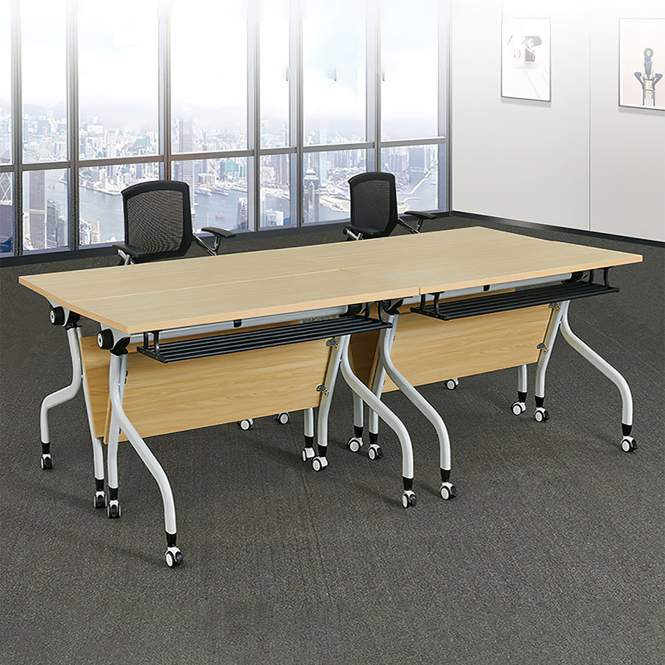 Versatile Foldable Conference Table with Storage for Training Rooms and Offices HYZ-2017