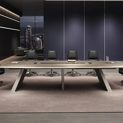 Office Furniture Simple Modern Conference Table Boat Shaped Conference HYZ-10105