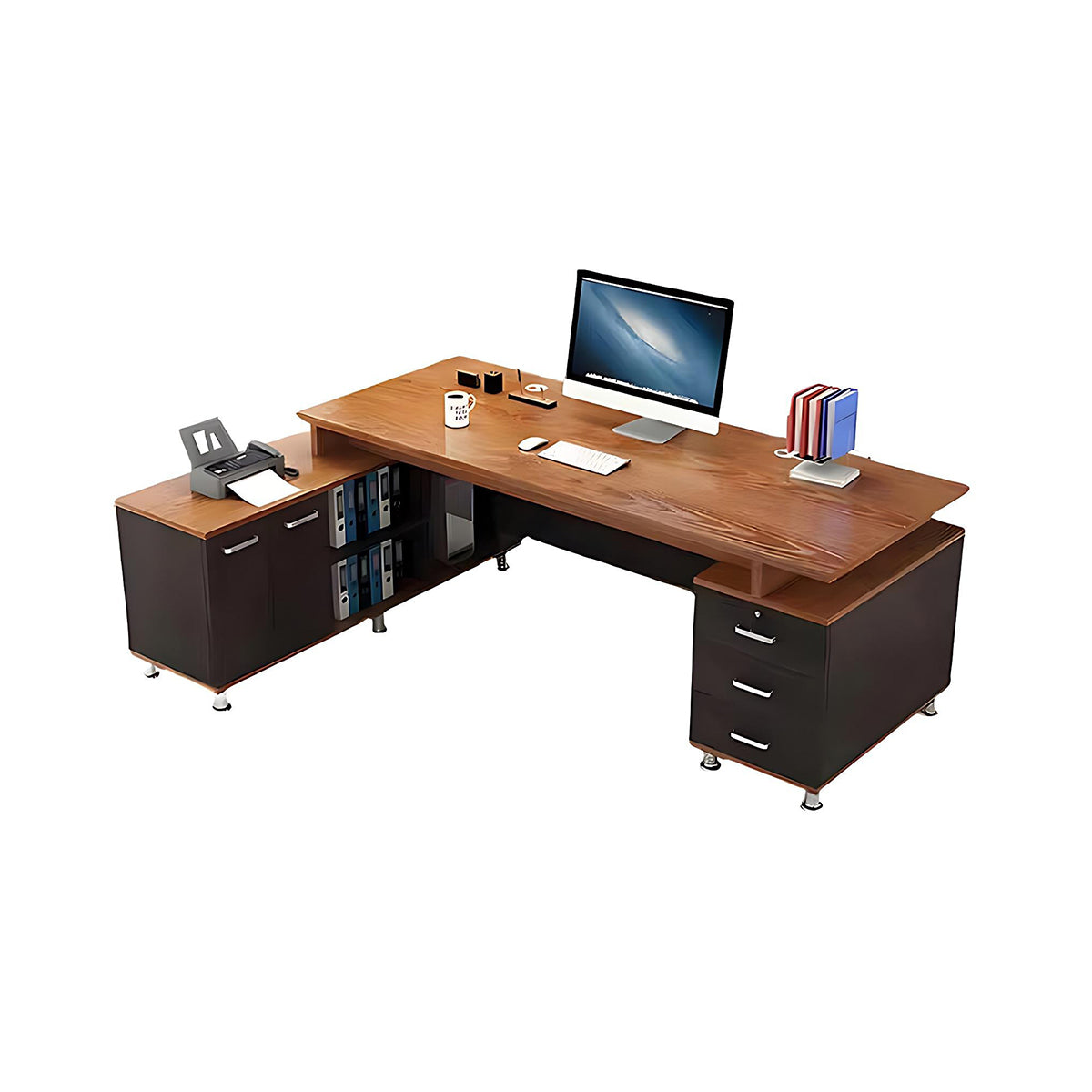 Minimalist and Modern Executive Desk For Single Occupancy LBZ-10145
