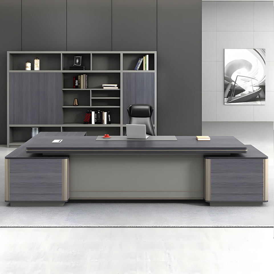 Simple modern office furniture Boss Desk With Rounded Edges LBZ-10107