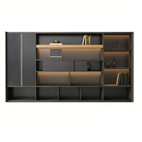 Modern L-Shaped Executive Desk with Side Cabinet for CEO Office LBZ-2283