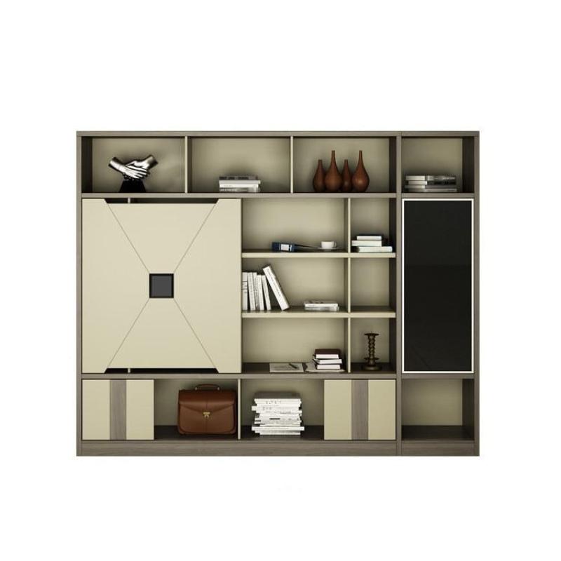 Modern Large Wooden Office File Cabinets with Storage and Sliding Doors LBG-K038