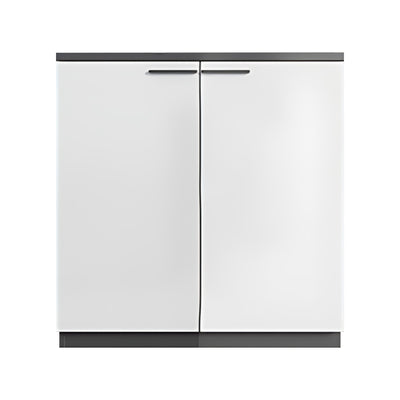 Office partition cabinet black and white storage cabinet WJG-1011