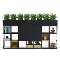 Multi-Functional Iron Frame Divider Storage Shelf for Offices & Living Room CWG-2053