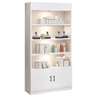 Modern White Beauty Salon Display Cabinet CWG-2031（In Stock）
