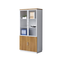 Stylish Office Storage Cabinet Wooden Double-Door Filing Cabinet WJG-1016