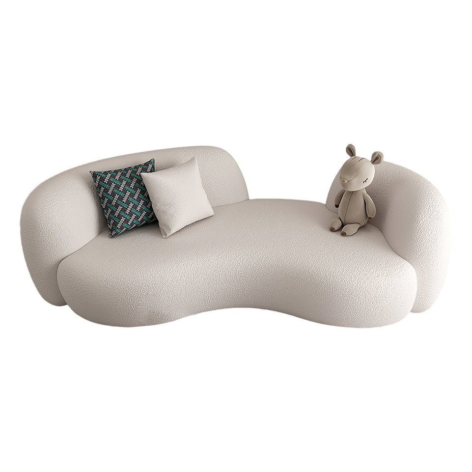 Modern Minimalist Upholstered Sofa with Rounded Corners BSF-2010