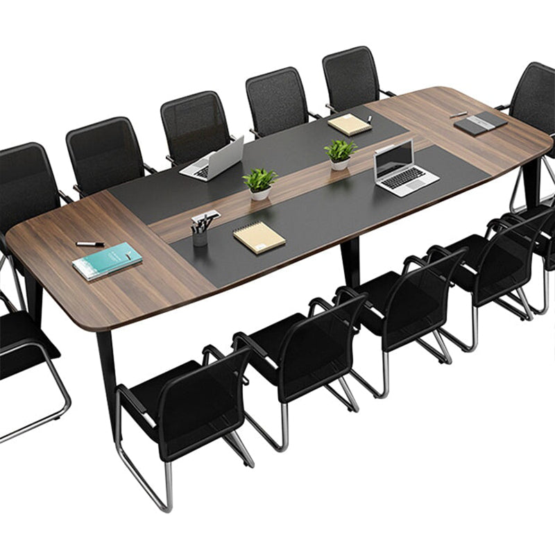 Modern Minimalist Conference Table Suitable for Meetings and Reception with Cable Holes HYZ-1059