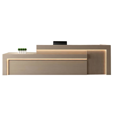 Modern Office Reception Desk with Storage for Lobby or Reception Area JDT-2071  (In Stock)