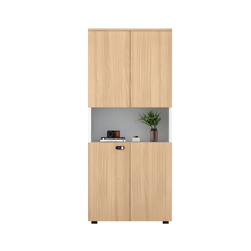 Sleek Durable Lockable Floor-Standing Office Filing Cabinet With Adjustable Shelves For Secure Document Storage WJG-2167