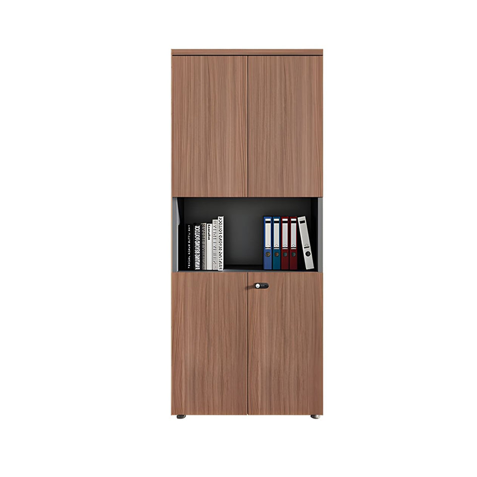 Sleek Durable Lockable Floor-Standing Office Filing Cabinet With Adjustable Shelves For Secure Document Storage WJG-2167