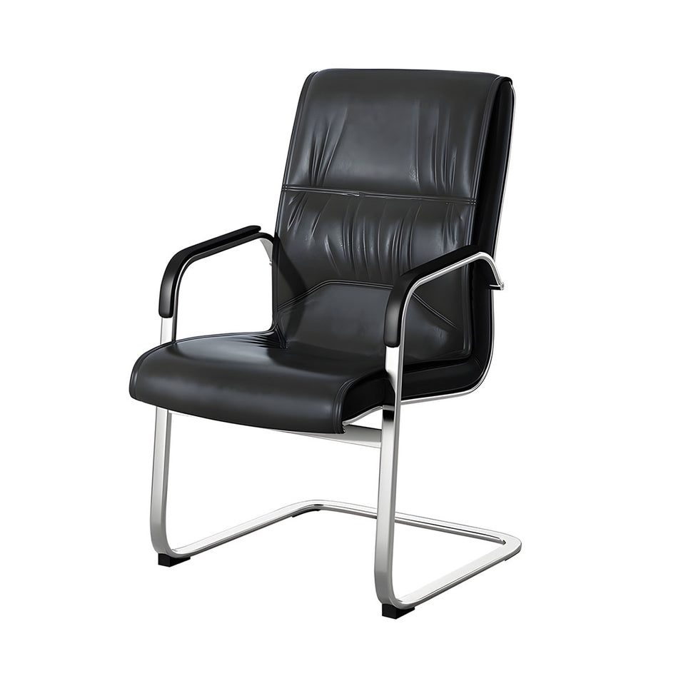 Comfortable Leather Office Chair with Cushioned Armrests BGY-K022