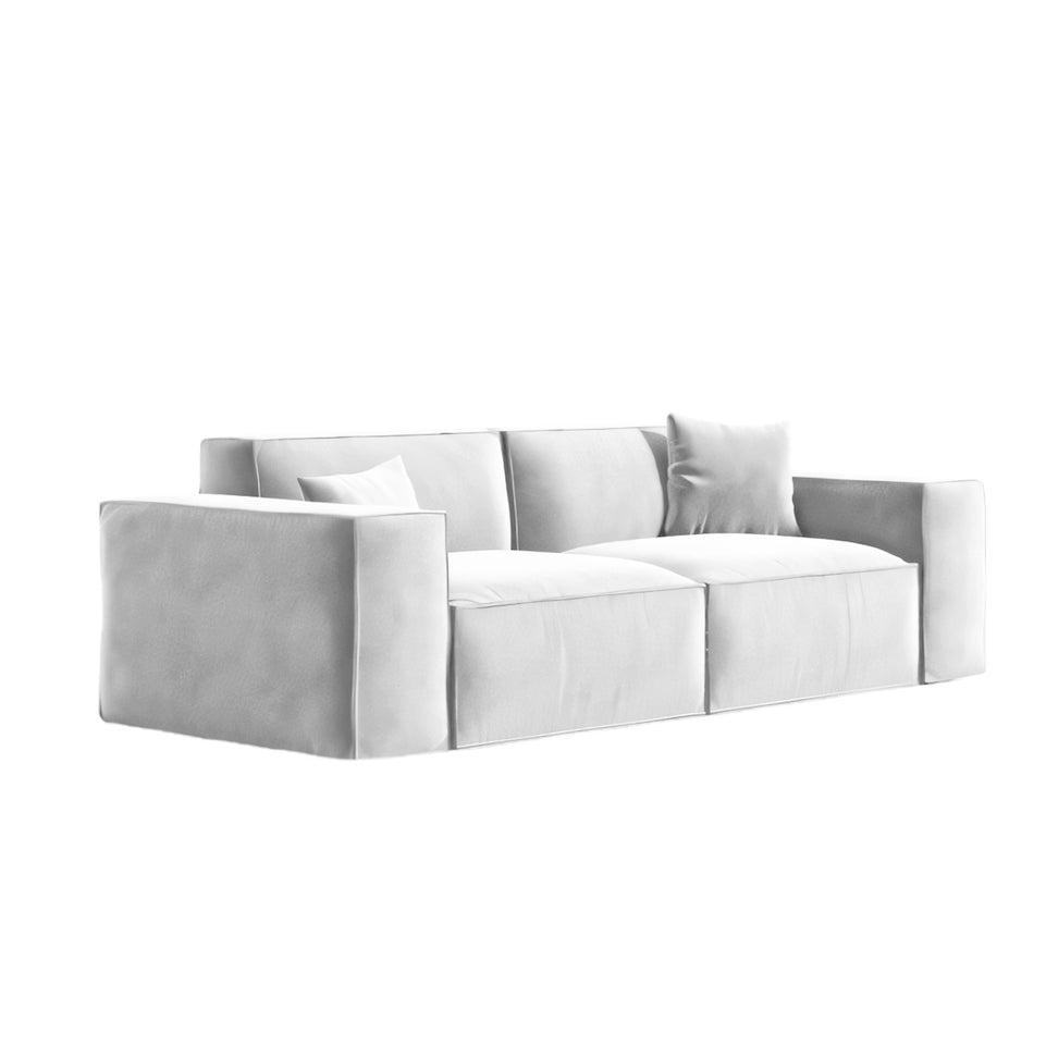 Italian Minimalist Lint Block Modular Sofa Chaise Lounge BSF-2006