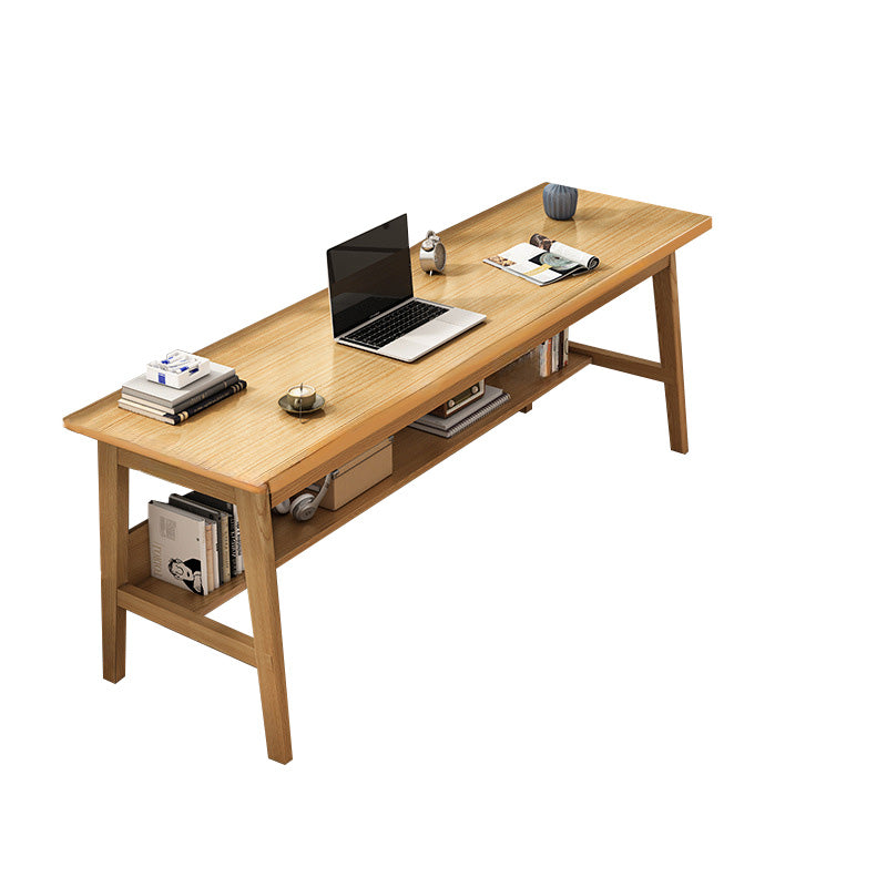 Solid Wood Leg Long Desk - Simple Office Computer Desk for Home-BGZ-167