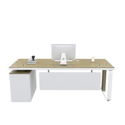 Office simple modern boss desk and chair combination single seat manager desk LBZ-1095