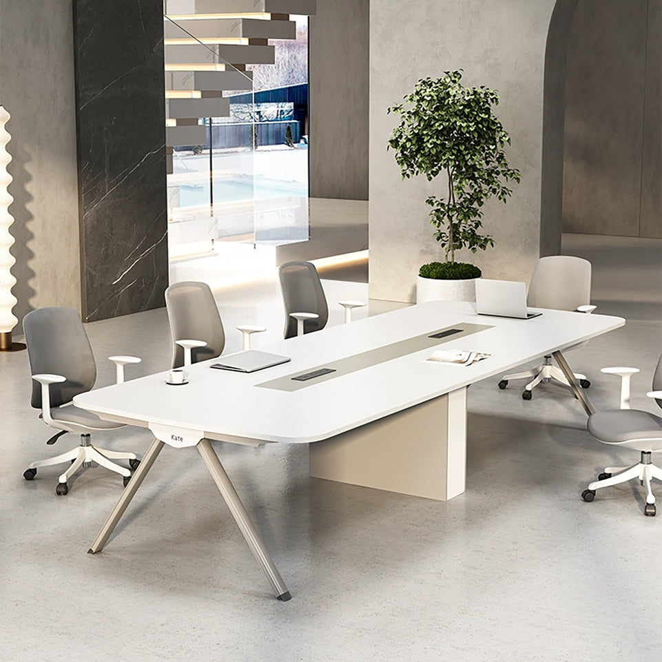 Small conference table long table modern Simple Office Meeting Tableand chairs HYZ-1092
