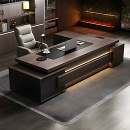 Executive Desk, main product view, for executive office workspace, modern executive office furniture