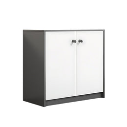File Cabinet 31-79 in Tall with U-Shaped & Solid Wood for Office