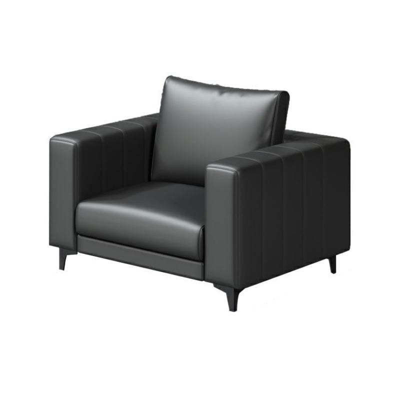 Elegant Comfortable Ergonomic Black Office Sofa for Reception JDSF-K032