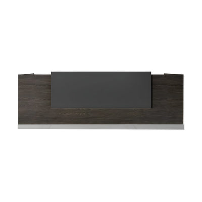 Color-Blocked Well-designed Reception Desk with Compartments and Drawers for Offices JDT-106