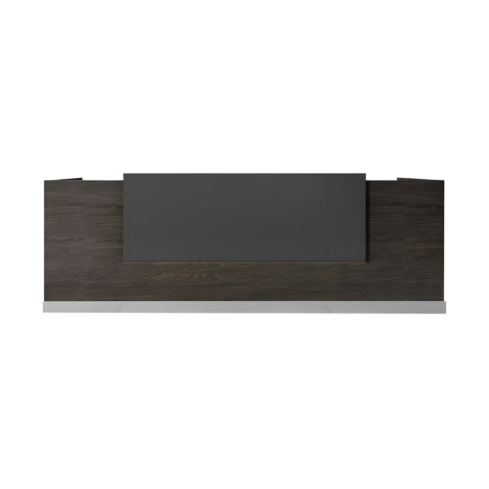 Color-Blocked Well-designed Reception Desk with Compartments and Drawers for Offices JDT-106