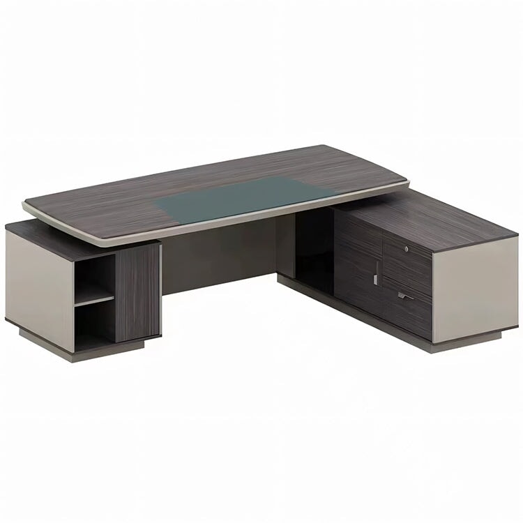 Stylish Minimalist Executive Desk With Painted Workstation LBZ-10172