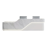 Straight Reception Desk with Corner and Moveable Cabinet for Offices and Reception Areas JDT-1090