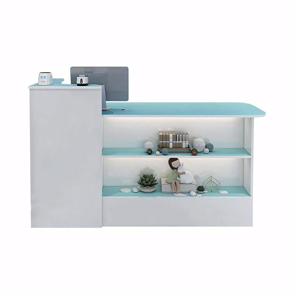 Modern  Reception Desk Retail Counter with Display Shelf JDT-104（In Stock）