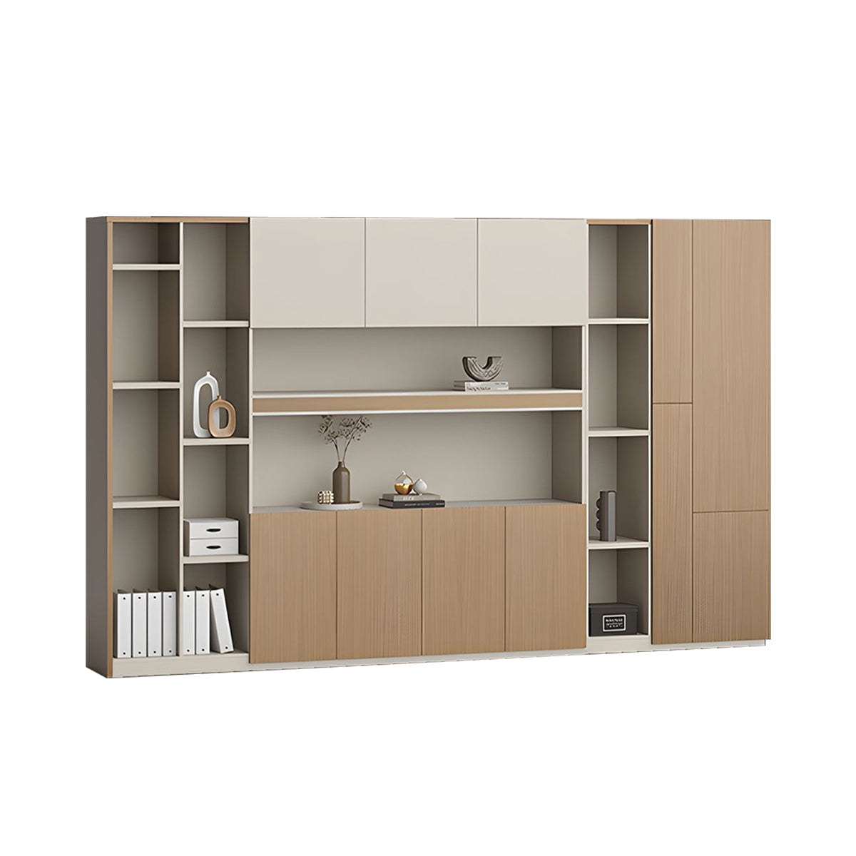 Luxurious Modern Executive Desk With Nappa Leather, Rotating Cable Box And Matrix LED Lighting For High-End Offices LBZ-2178