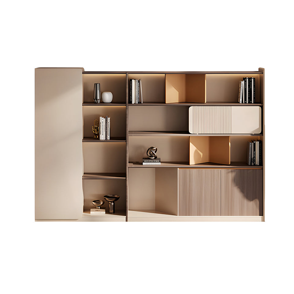 Stylish High-End Executive Desk with Hidden Wiring and Ample Storage for Leadership Offices LBZ-2309
