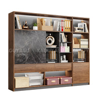 Modern High-End Executive Desk with Thick Desktop and Spacious Under-Desk Clearance LBZ-2143