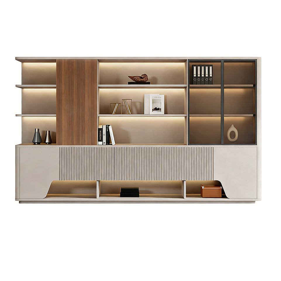 Modern Executive Desk with Wireless Charging and Dual-Motor Lift for Professional Offices LBZ-2318