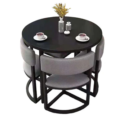 4-Seater Reception 31" Table and Chair Set with Space-Saving Design JDZH-2021