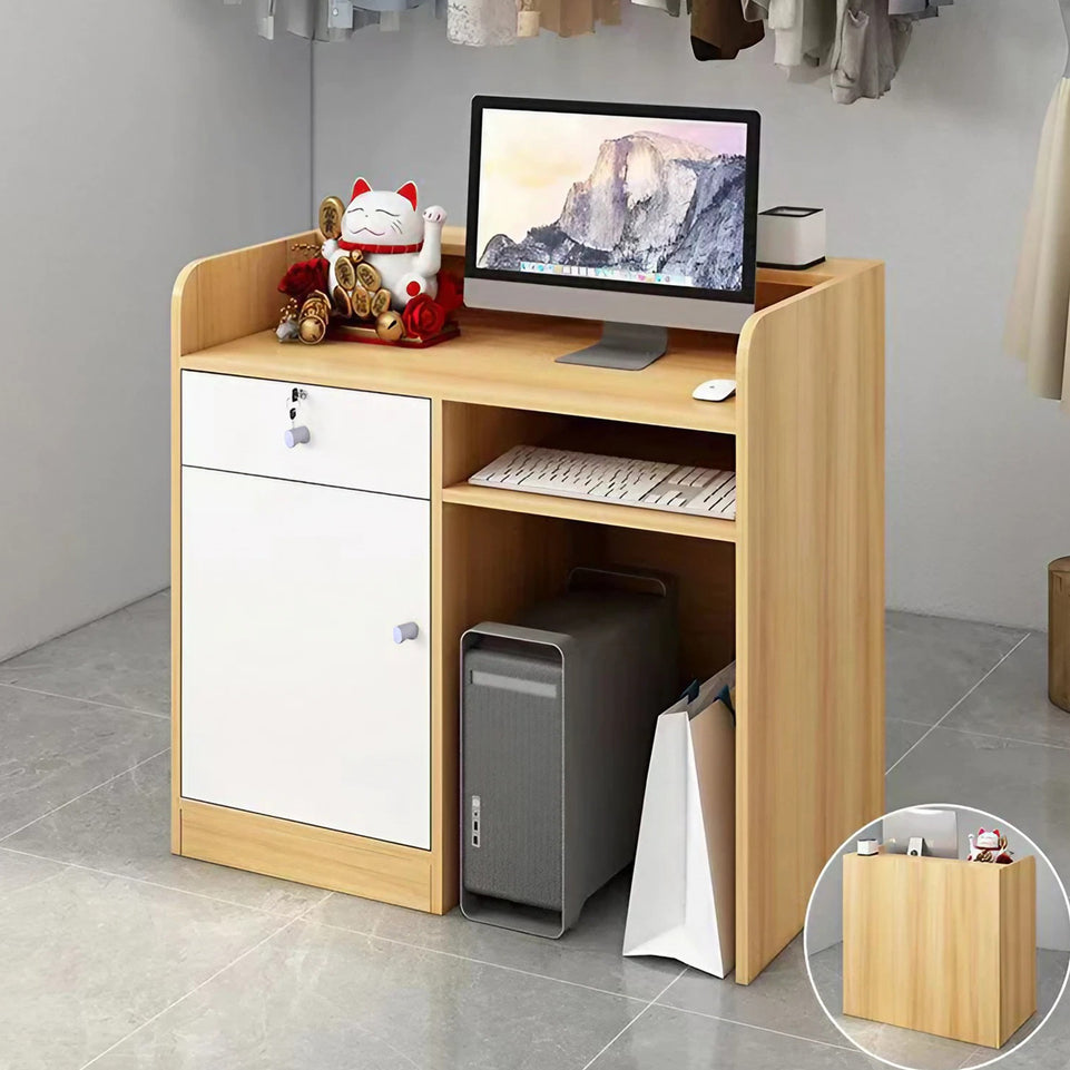 Modern Minimalist Small Reception Desk for Businesses JDT-100