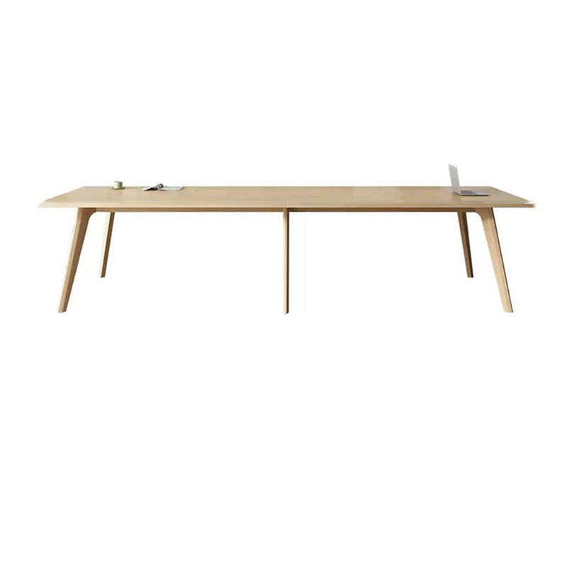 Simple Modern Nordic Solid Wood Conference Table and Chairs Rectangular Conference HYZ-10121