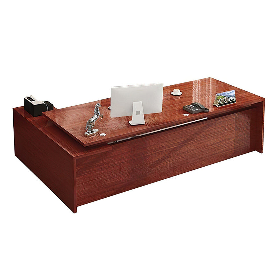 Classic Modern and Simple Solid Wood Executive Desk Boss Desk with Spacious Desktop Design LBZ-081（In Stock）